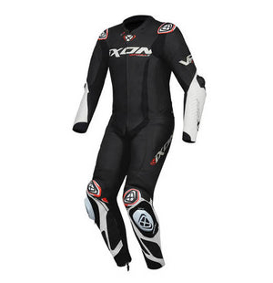 Ixon Vortex 3 Leather Suit - Black/White