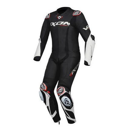 Ixon Vortex 3 Leather Suit - Black/White