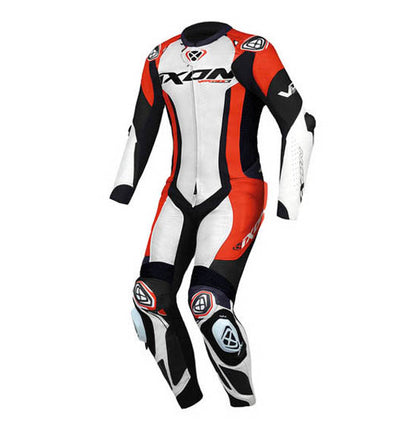 Ixon Vortex 3 Leather Suit - Black/White/Red