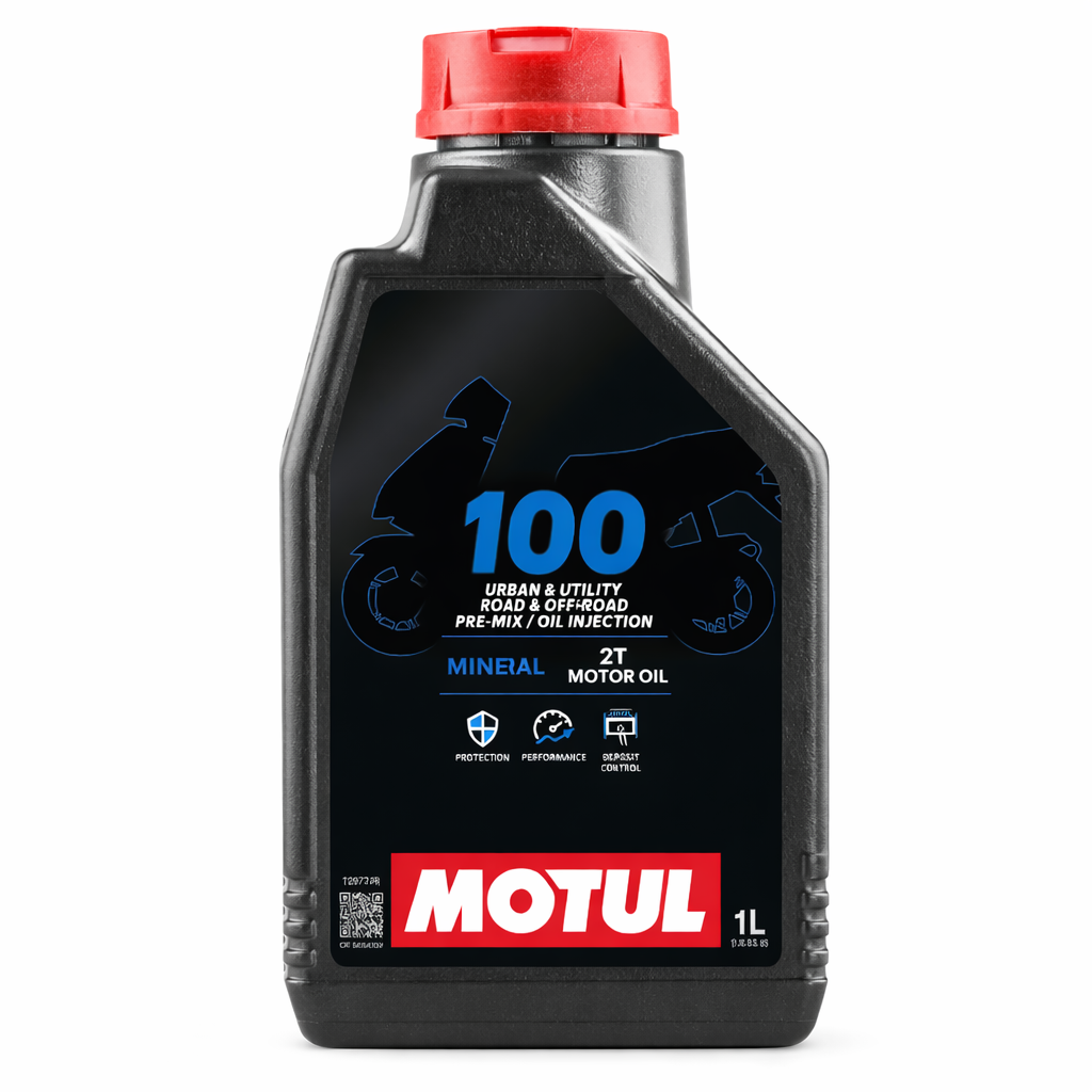Motul 100 2T Mineral Oil - 1 Litre