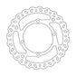 BRAKE DISC REAR & FRONT MOTO MASTER FLAME GAS GAS HUSQVARNA KTM 160MM