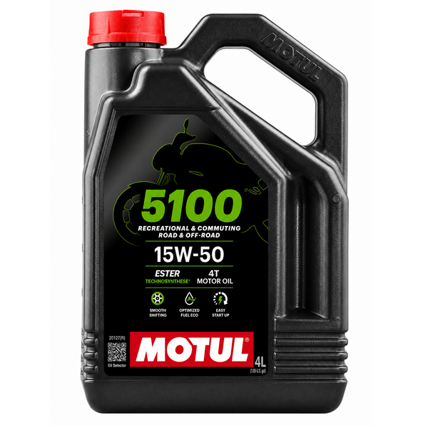 Motul 5100 15W50 Semi Synthetic Oil - 4 Litre
