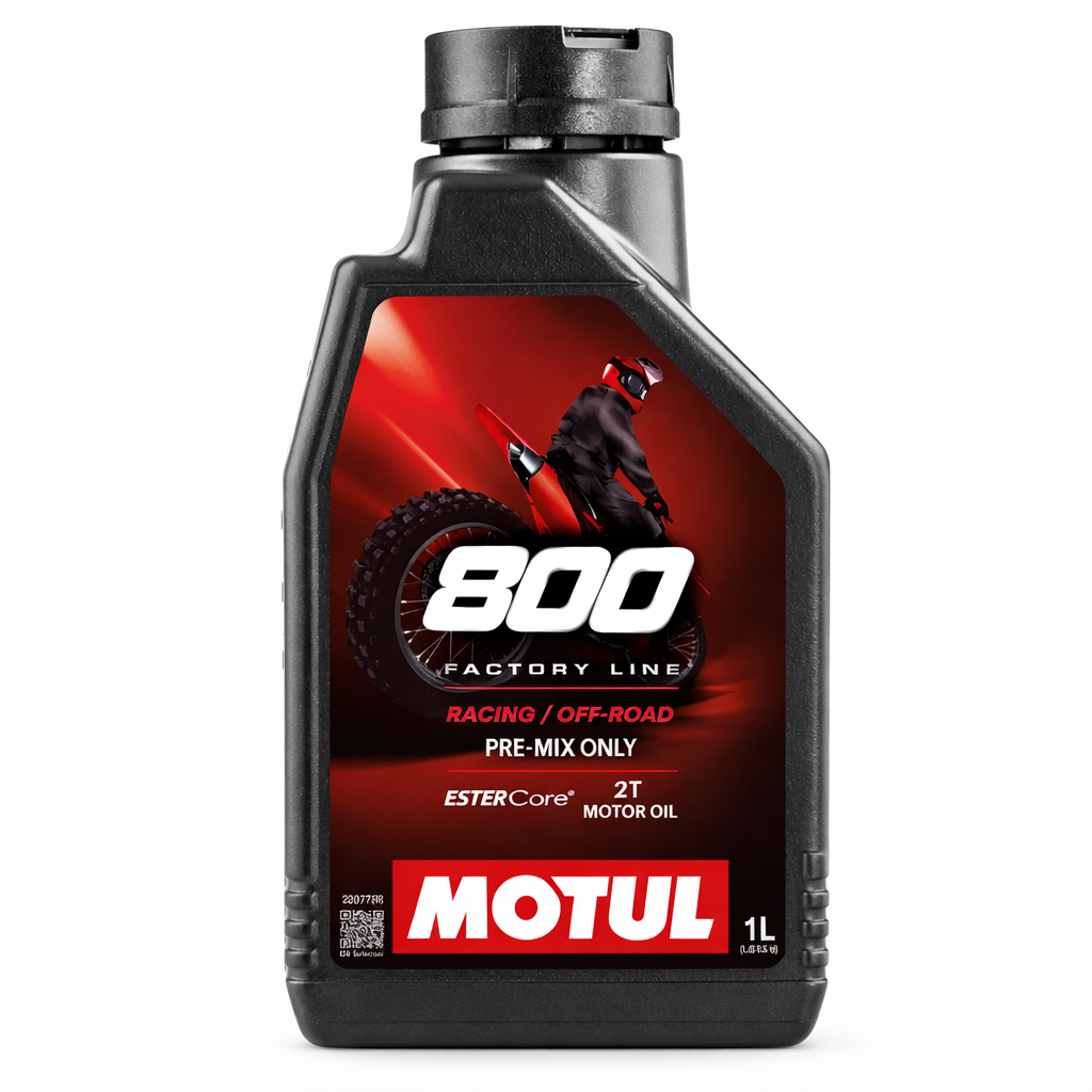 Motul 800 2T Factory Line Off Road – Full Synthetic Racing Oil - 1 Litre