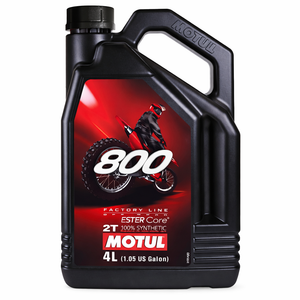 Motul 800 2T Factory Line Off Road – Full Synthetic Racing Oil - 4 Litre