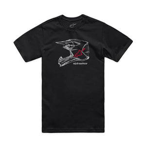 Alpinestars Mens MX Helmet CSF Tee - Black