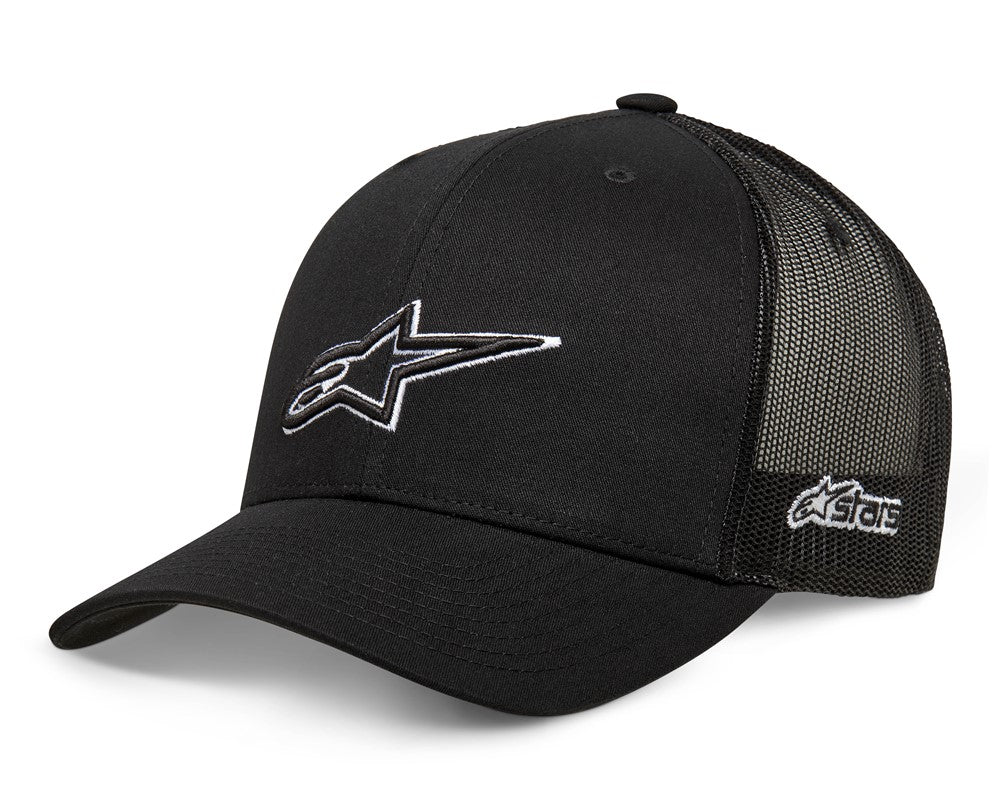 Alpinestars Ageless Outline Trucker Snapback Hat - Black