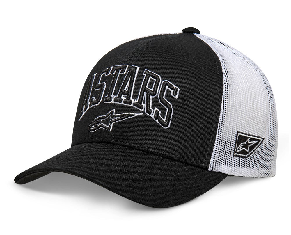 Alpinestars Mens Dunker Trucker Snapback Hat - Black/White