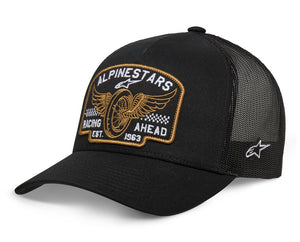 Alpinestars Mens Heritage Patch Trucker Snapback Hat - Black