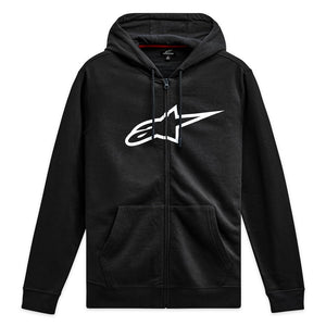 Alpinestars Mens Ageless Zip V3 Hoodie - Black/White