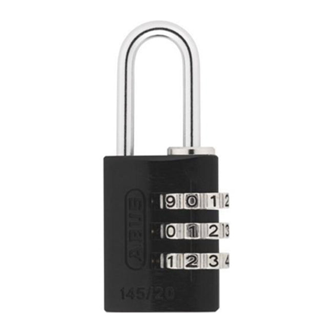 Abus Aluminium Combination Padlock - 145/20 - Black