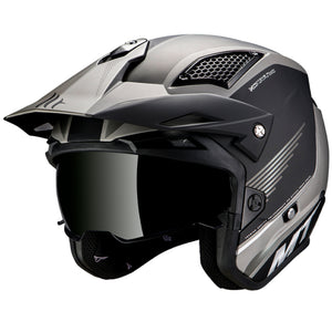 MT District SV Post Matt Black Grey