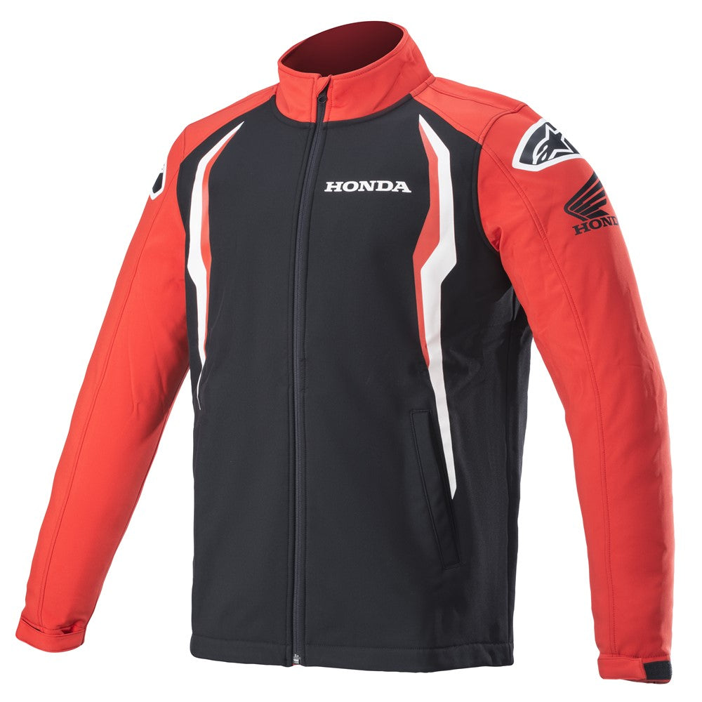 Alpinestars Mens Honda Softshell Jacket Red Black