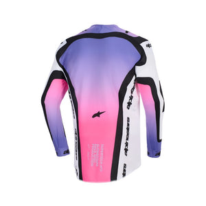 Alpinestars Supertech Adult MX Jersey - AFD Vista White Purple Black