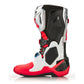 Alpinestars Tech-10 Adult MX Boots - Black / White / Silver / Fluoro Red