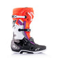 Alpinestars Tech-10 Adult MX Boots - Black / Red Fluoro / Orange Fluoro / White