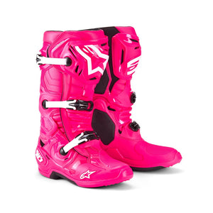 Alpinestars Tech-10 Adult MX Boots - Diva Pink / White