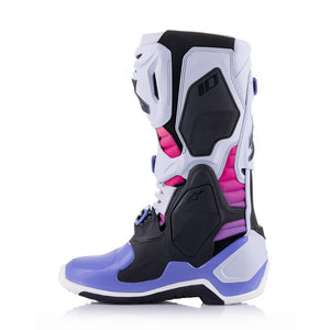 Alpinestars Tech-10 MX Boots Daytona LE Haze Grey/Orange Fluoro/Rhodamine