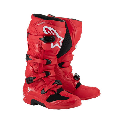 Alpinestars Tech-7 Adult MX Boots - Bright Red