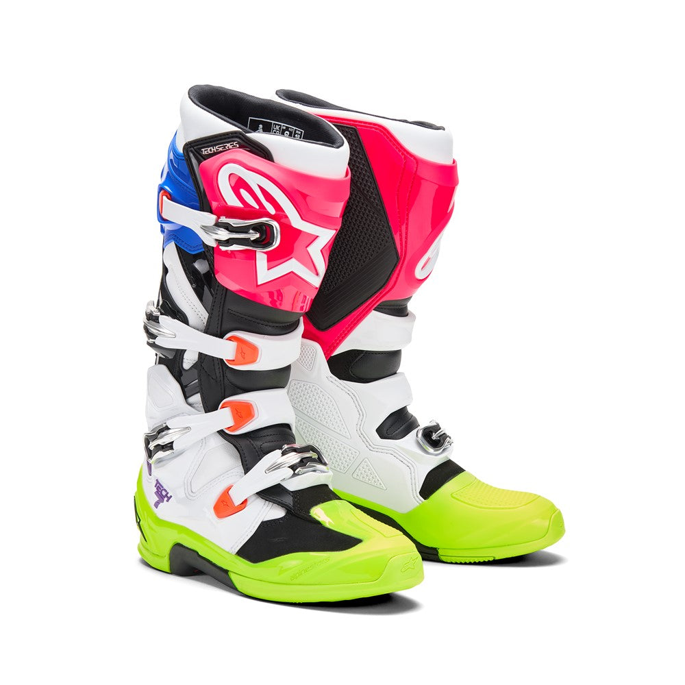 Alpinestars Tech-7 Adult MX Boots - Limited Edition Hay Multicolour