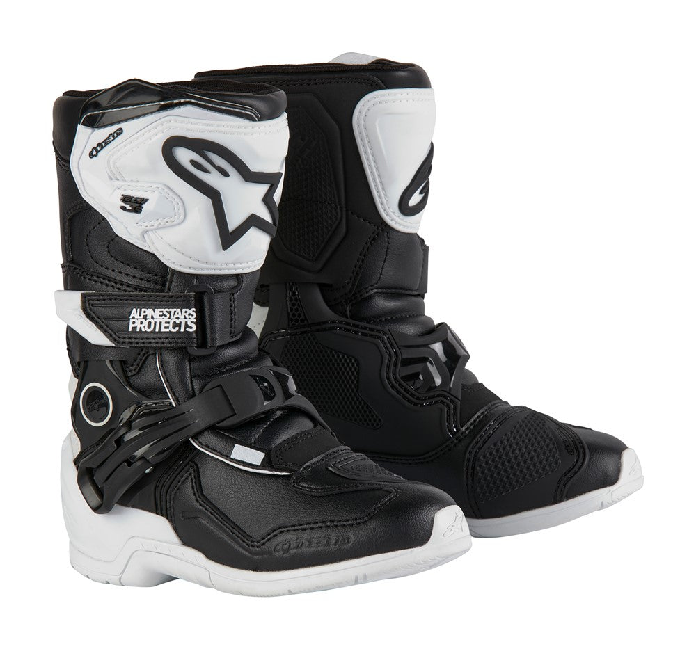Alpinestars Tech-3S Kids MX Boots - White / Black