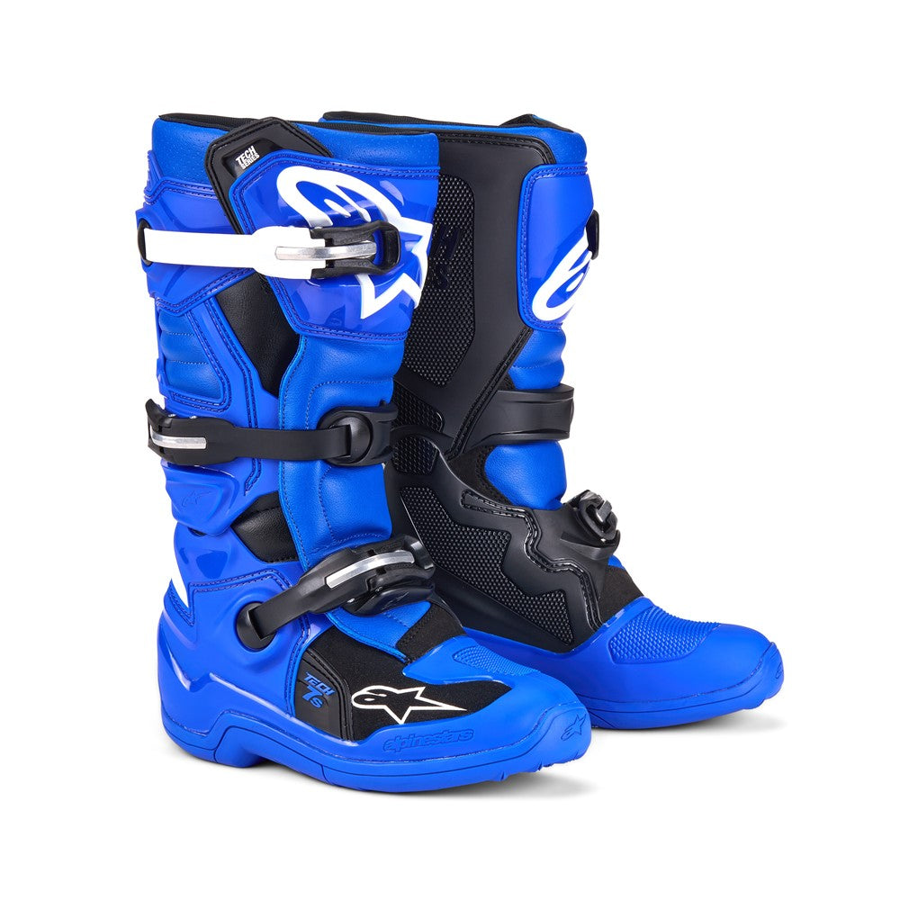 Alpinestars Tech-7S Youth MX Boots - Blue / Black / White