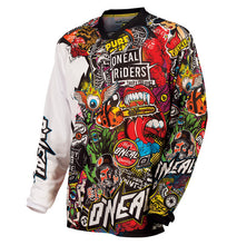 Load image into Gallery viewer, Oneal V23 Adult Mayhem MX Jersey - Crank Black Multi
