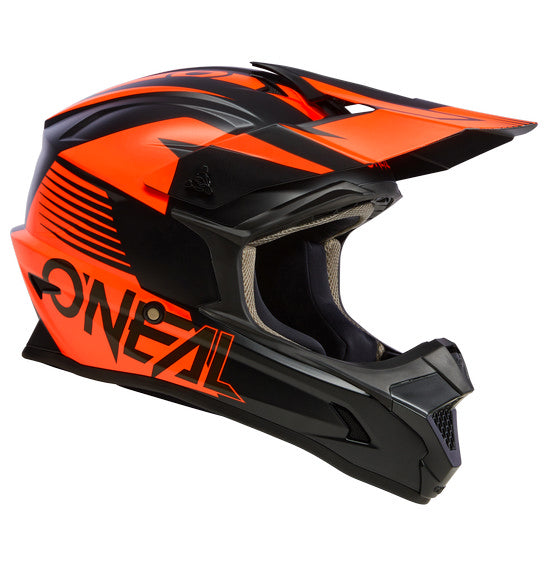 Oneal Youth 1 Series MX Helmet - Stream V23 Black/Orange