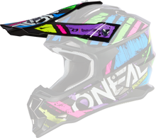Load image into Gallery viewer, Oneal 2SRS Adult Helmet Peak - V23 Glitch Multi