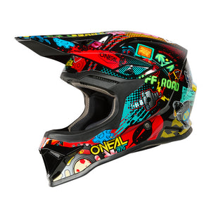 Oneal 1SRS Youth MX Helmet - Vibrant Multi