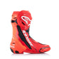 Alpinestars Supertech R Boots - Bright Red / Red Fluoro