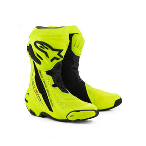 Alpinestars Supertech R Vented Boots - Yellow Fluoro / Black