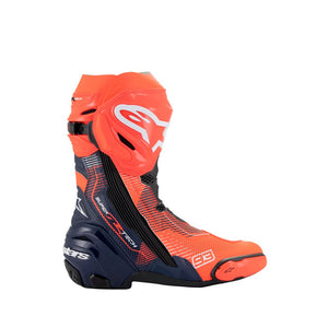 Alpinestars Supertech R Vented Boots - Limited Edition Marquez Red Fluoro / Dark Blue / Black
