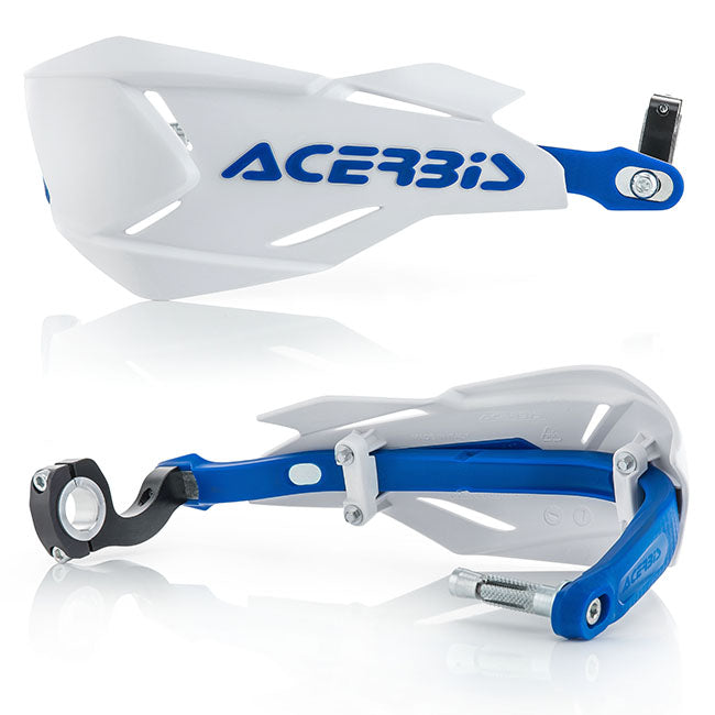 Acerbis X-Factory Handguards - White / Blue