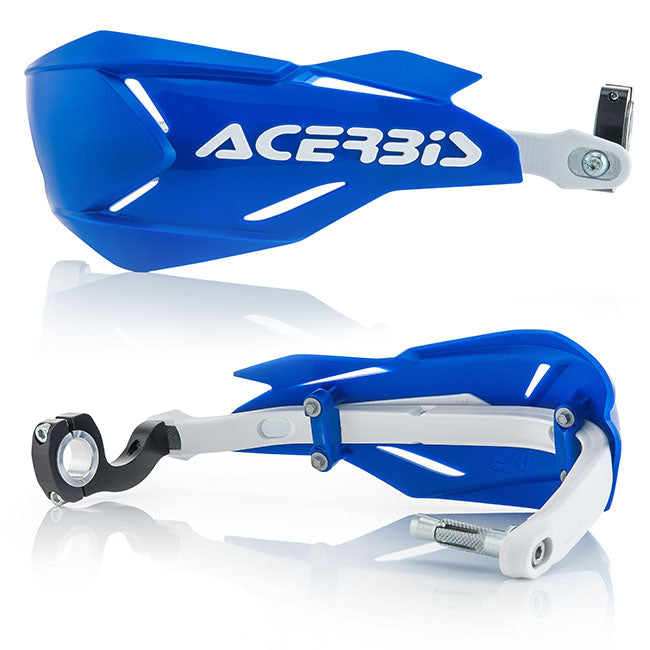 Acerbis X-Factory Handguards - Blue / White