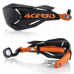 Acerbis X-Factory Handguards - Black / Orange