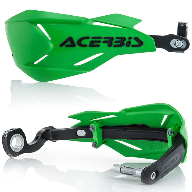 Acerbis X-Factory Handguards - Green / Black