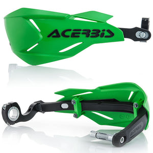 Acerbis X-Factory Handguards - Green / Black