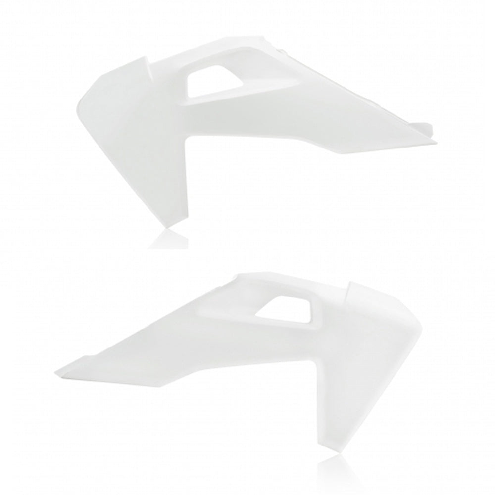 Acerbis Radiator Shrouds - Husqvarna 19-23 - White