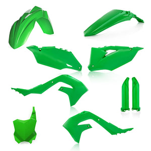 Acerbis Full Plastic Kit - Green - Kawasaki KX450F KX250F KX450X KX250X