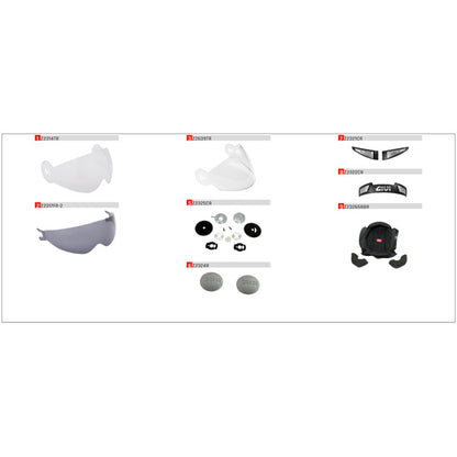 11.1 HELMET SPARES