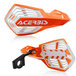 Acerbis X-Future Handguards - Orange / White