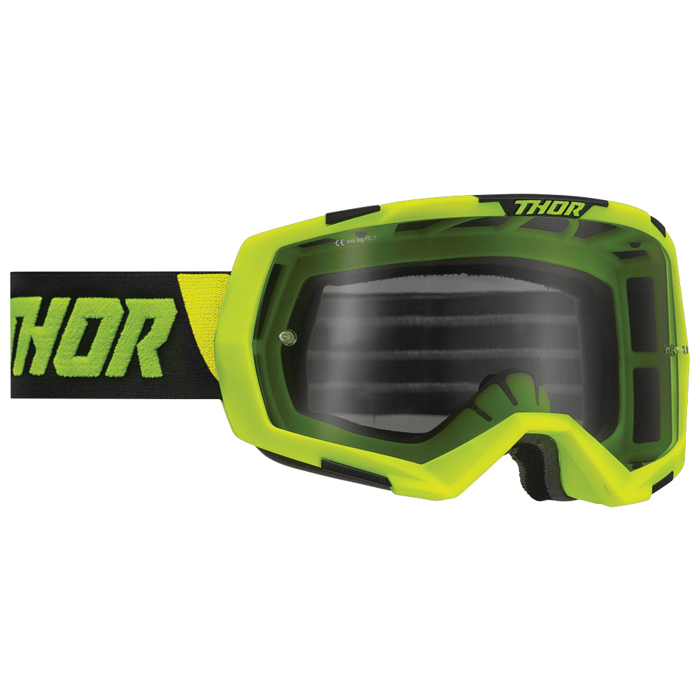 Thor Adult Regiment MX Goggles - Lime / Black