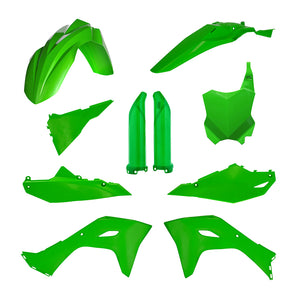 Acerbis Full Plastic Kit - Green - Kawasaki KX250 KX450F 2024-2025