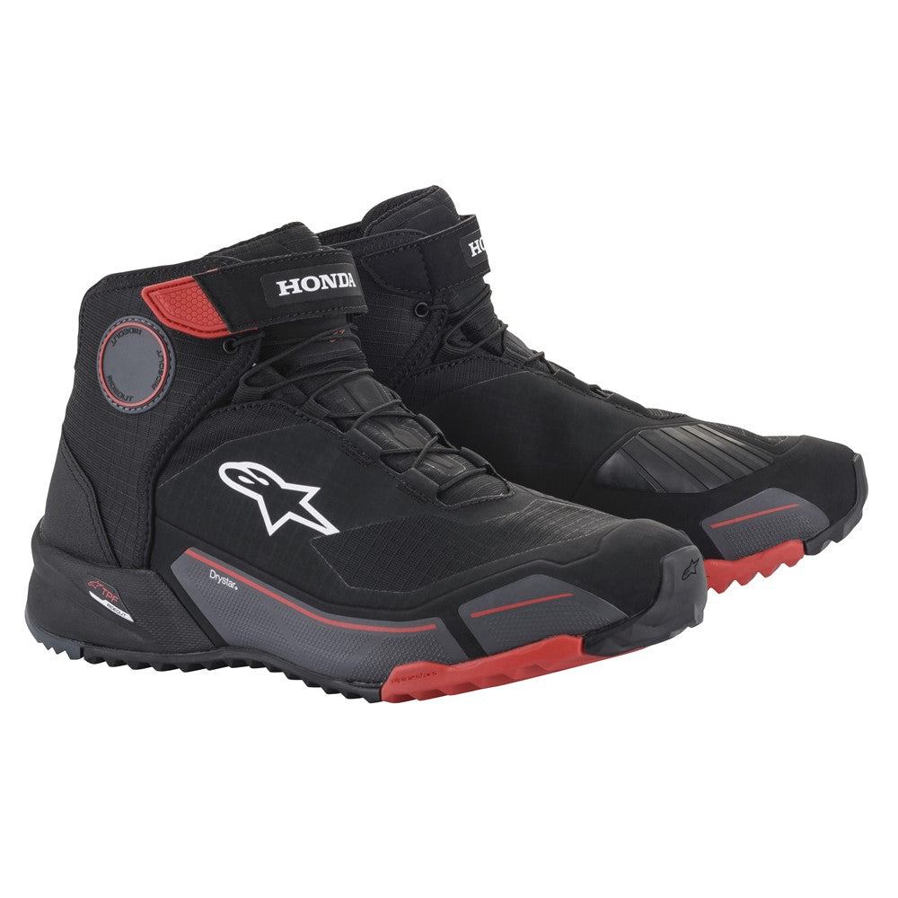 Alpinestars Honda CR-X Drystar Shoes - Black / Red / Gray