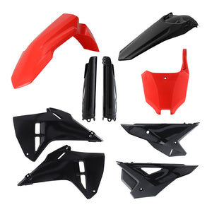 Acerbis Full Plastic Kit - Red / Black - Honda CRF450R CRF250R 2025