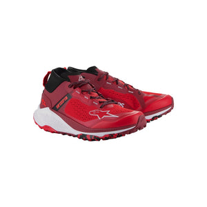 Alpinestars Meta XR V2 Shoes - Bright Red / Dark Red / White