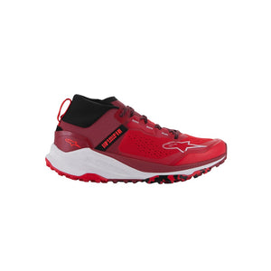 Alpinestars Meta XR V2 Shoes - Bright Red / Dark Red / White