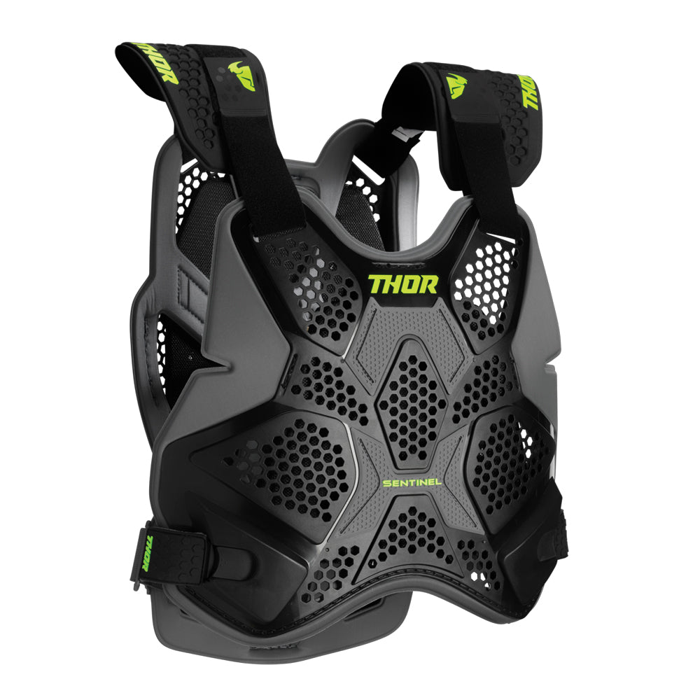 Thor Sentinel Pro Adult Chest Protector - Black