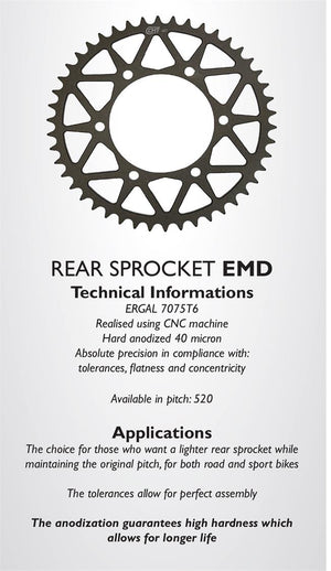 EMD-sprocket-specs