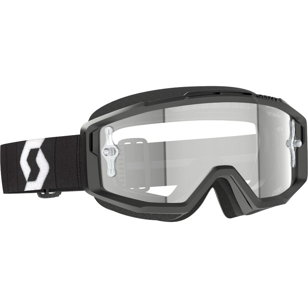 Scott Split OTG Goggle - Black / White with Clear Works Lens